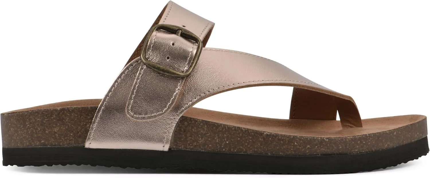 WHITE MOUNTAIN Women's Carly Flat Sandal