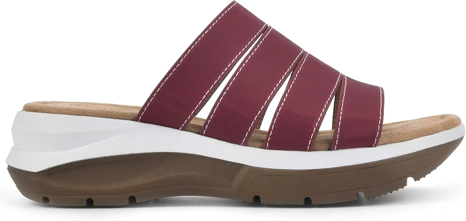 WHITE MOUNTAIN Women's Horizon Flat Sandal