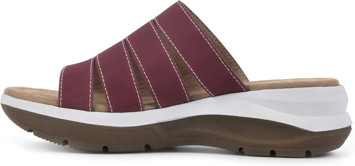 WHITE MOUNTAIN Women's Horizon Flat Sandal