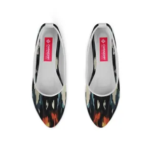 White Round Toe Shoe Flamy