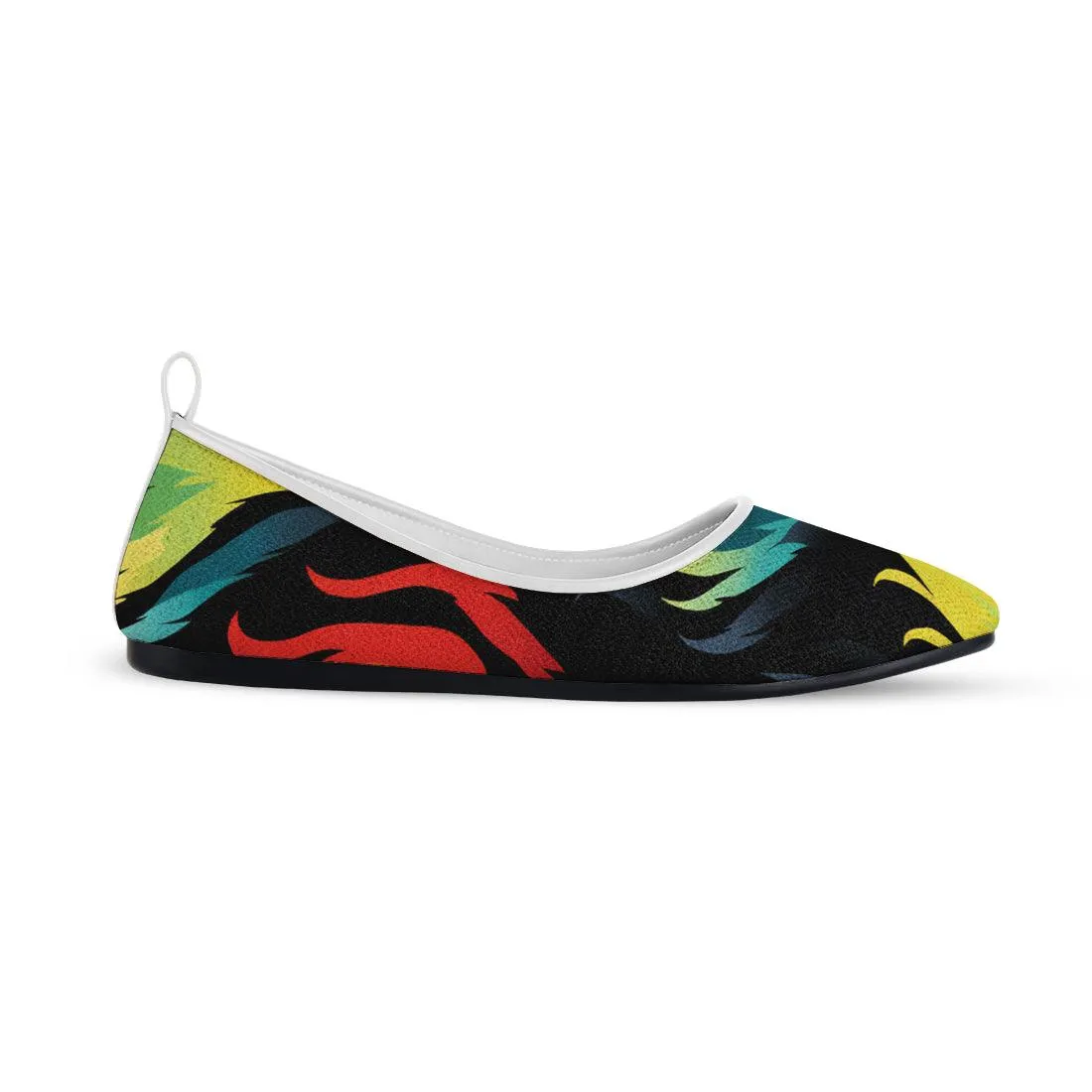 White Round Toe Shoe Spark