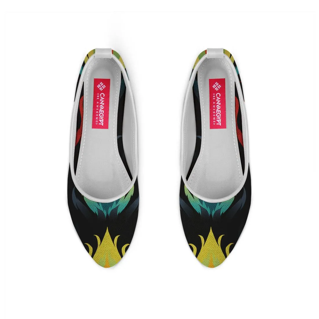 White Round Toe Shoe Spark