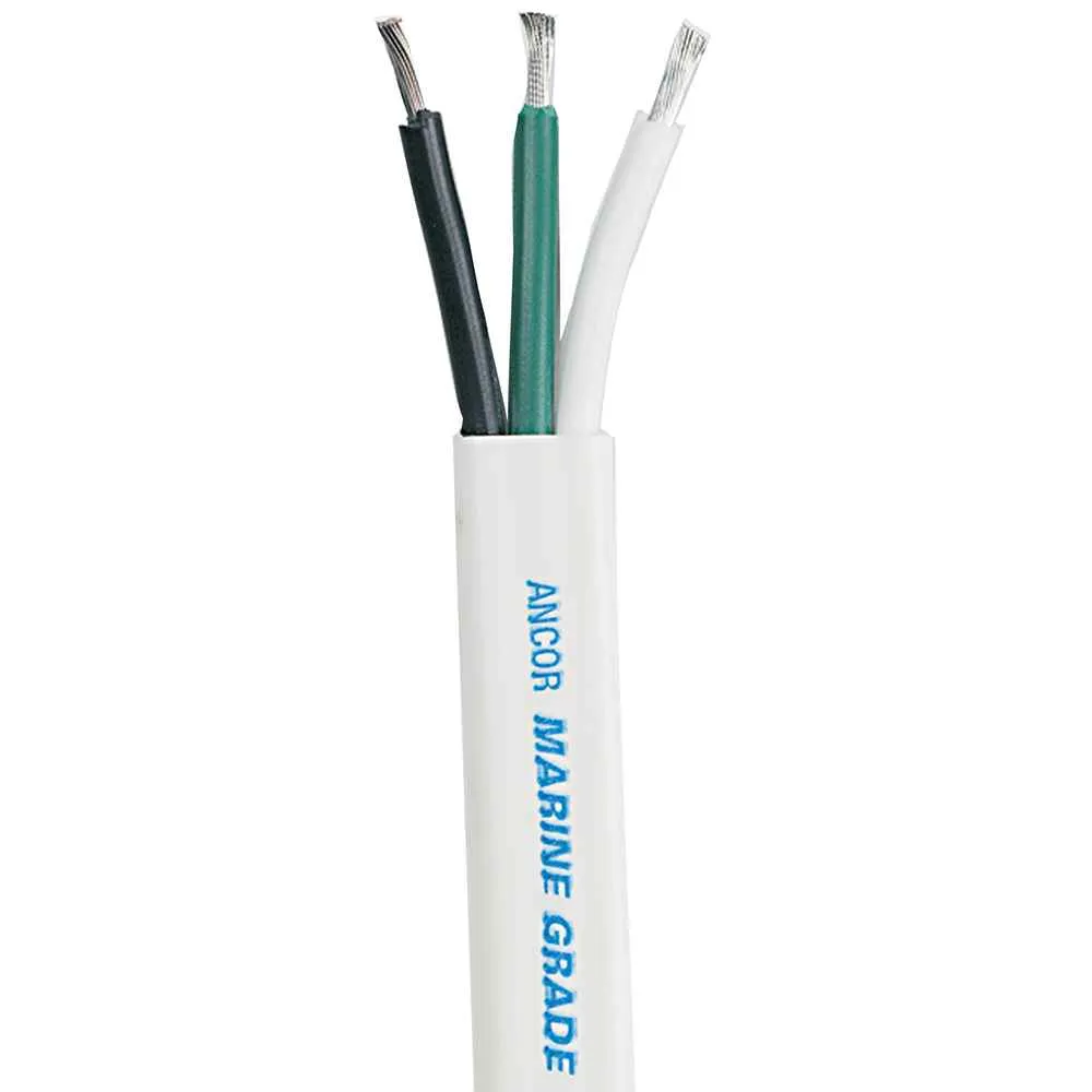 White Triplex Cable - 10/3 AWG - Flat - 300'