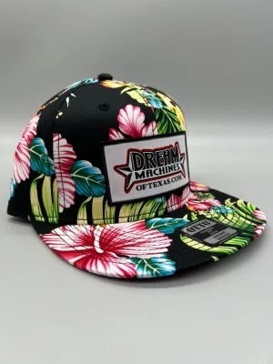 with Logo Marquee Friendly assistance 5-star customer support Pattern Hawaiian Hat