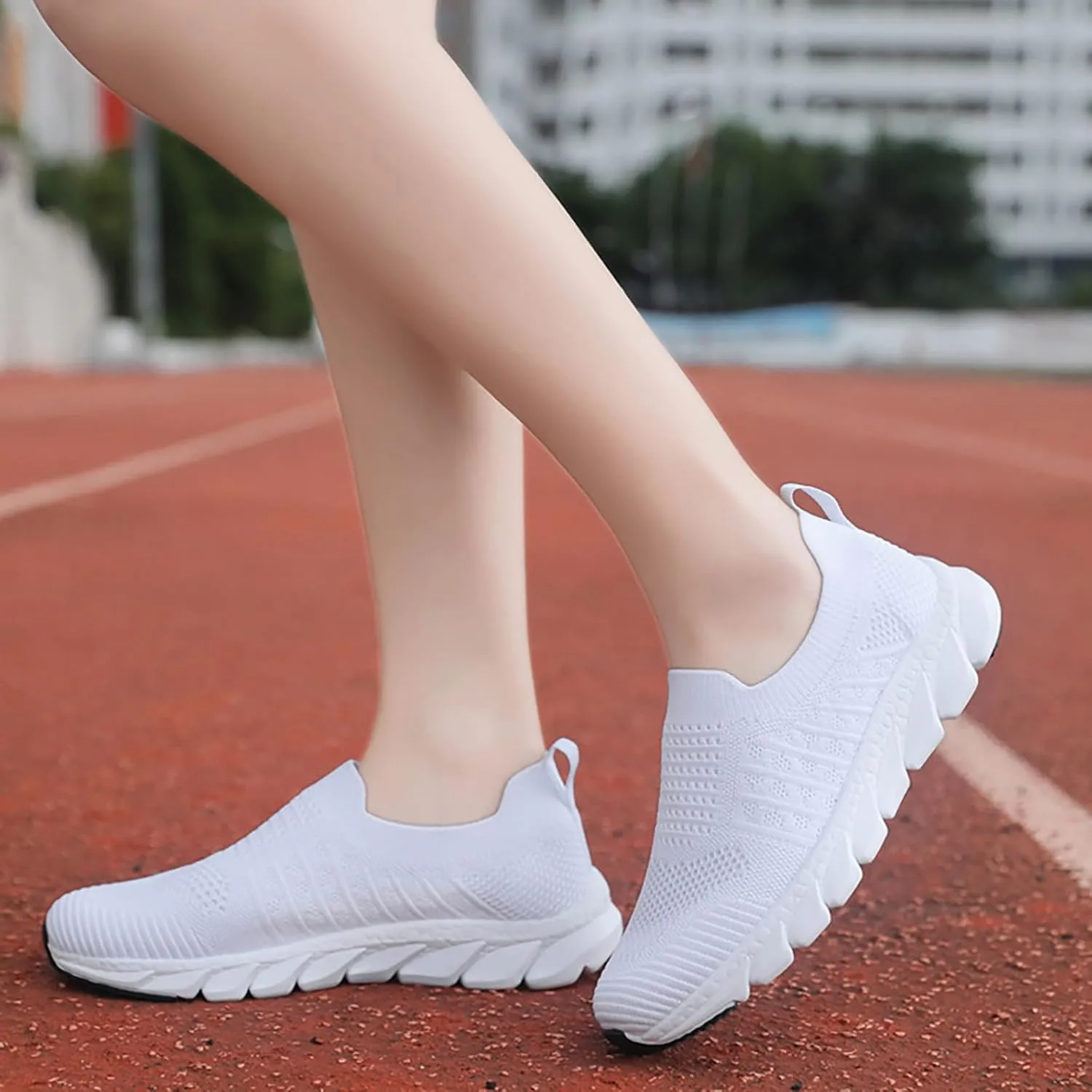 Women's Athletic Walking Shoes Slip On Casual Mesh Slip On Shoes Women Sports Ladies Casual Shoes Fashion Sneakers 2025 Brown Tennis Shoe Casual Loafers
