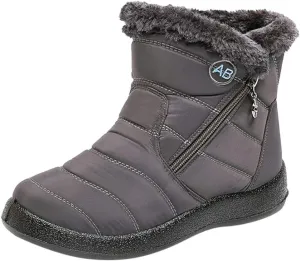 Womens Boots Snow Women's Faux Fur Boot Furry Fluffy Short Snow Boot Mid-Calf Boots Womens Wide Width Snow Boots Tall Zapatos De Mujer Para Nieve Botas De Invierno Para Mujer Con Tacones