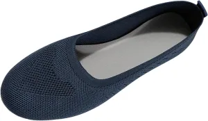 Women's Flat Ballet Shoes Knit Flat Shoes Round Toe Slip on Women Flats for Dressy Casual Office Work Wedding