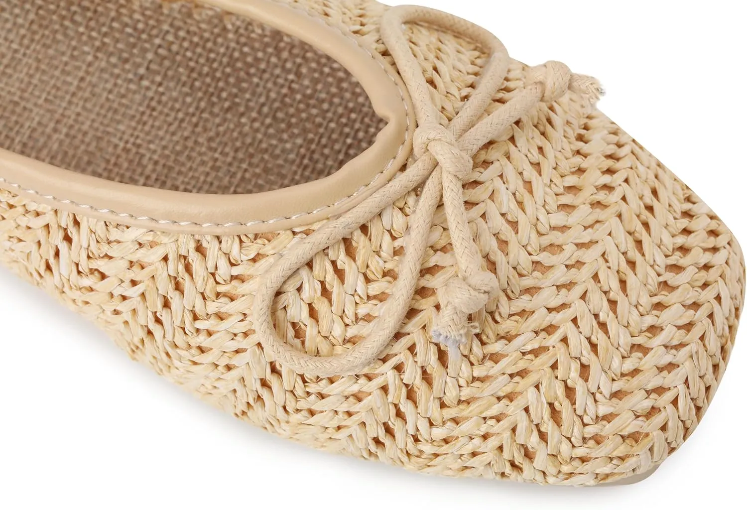 Women’s Flat Shoes Round Toe Slip for Beach Knit Shoes Nature Ventilate