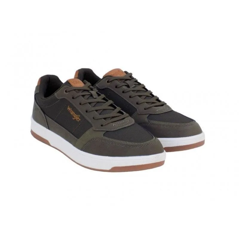 Woody Low Dress Olive Casual Trainer