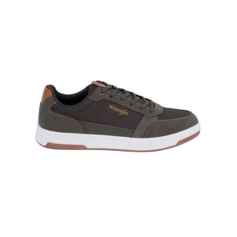 Woody Low Dress Olive Casual Trainer