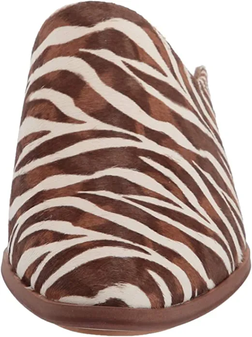 Zodiac Women's Quartz-3 Mule, Zebra Hair Calf, 7.5
